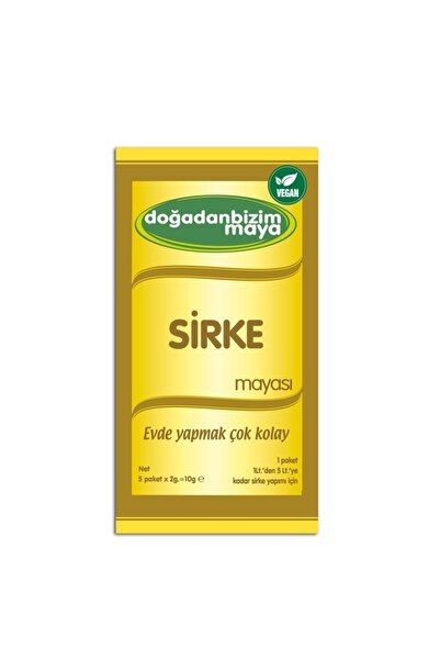 Doğadan Bizim Probiotik Sirke Mayası 5 Saşe