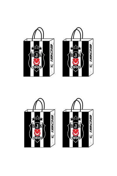 Yusuf Dirik YD Party Supplies 12pcs Fan Printed Gift Bag Small Size 18x24 Cm