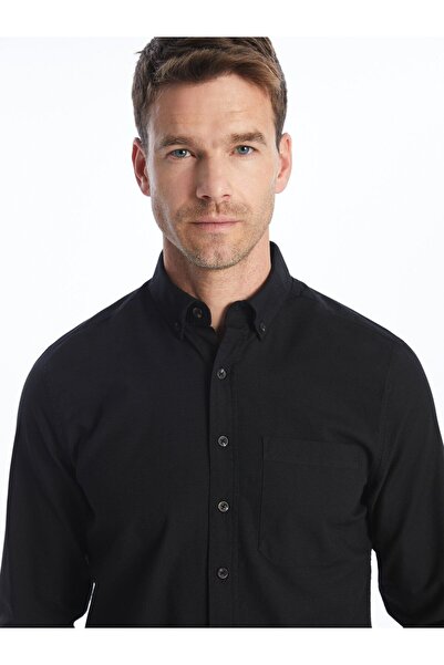 LC Waikiki Чоловіча оксфордська сорочка з довгим рукавом