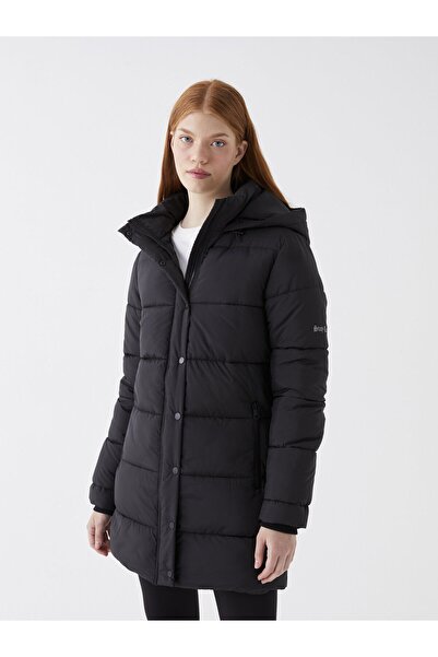 LC Waikiki Dámský kabát s kapucí Puffer