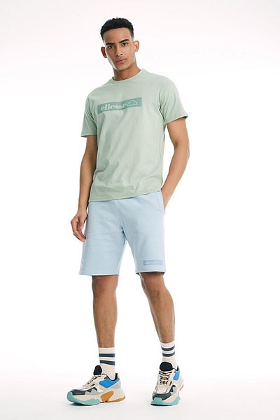 Ellesse Green Men's Crew Neck T-Shirt Em026-Mnt
