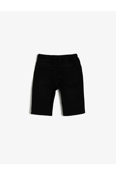 Koton Kids Pantaloni scurți și bermude negri pentru băiat 0YKB46110OW