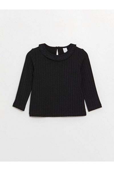 LC Waikiki LCW Baby - Long Sleeve Crew NecK Baby Girl T-shirt
