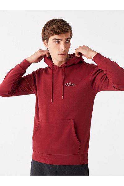 LC Waikiki Мъжка суичър с щампа с дълъг ръкав