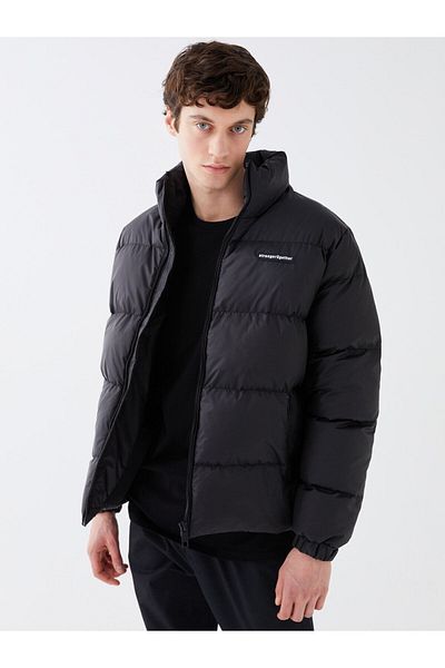 LC Waikiki Ανδρικό πουπουλένιο παλτό - Standard Fit, Stand Collar