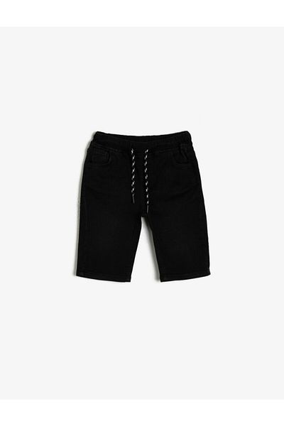 Koton Kids Pantaloni scurți și bermude negri pentru băiat 0YKB46110OW