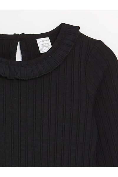LC Waikiki LCW Baby - Long Sleeve Crew NecK Baby Girl T-shirt