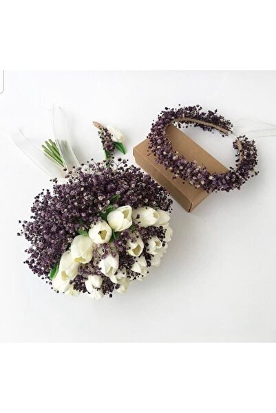 Genel Markalar Nikah Nişan Söz Kına Gelin Buketi Ve Gelin Taç Damat Yaka Çiçe...