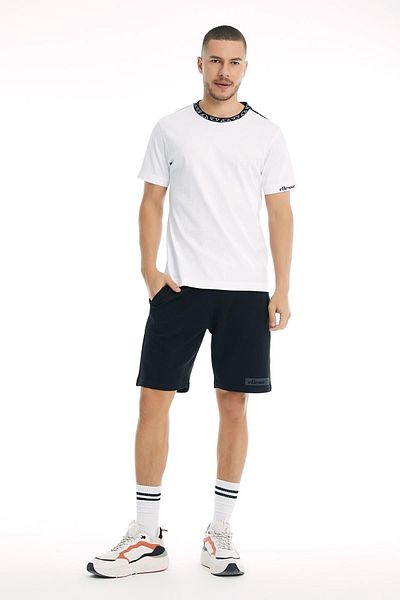 Ellesse Ανδρικό μπλουζάκι Crew Neck Plain White Em018-wt Ανδρικό μπλουζάκι