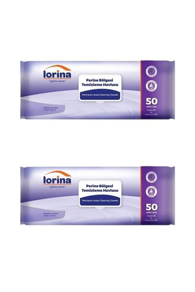 LORİNA Perine Bölgesi Temizleme Havlusu 100'lü