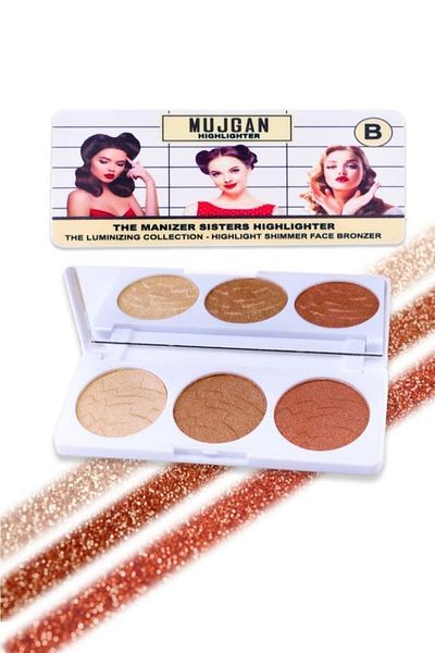 MUJGAN 3-Pack Illuminator B - Mirrored