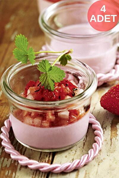 Weck 80 ml Cam Saklama Kavanoz Seti (4 Adet)