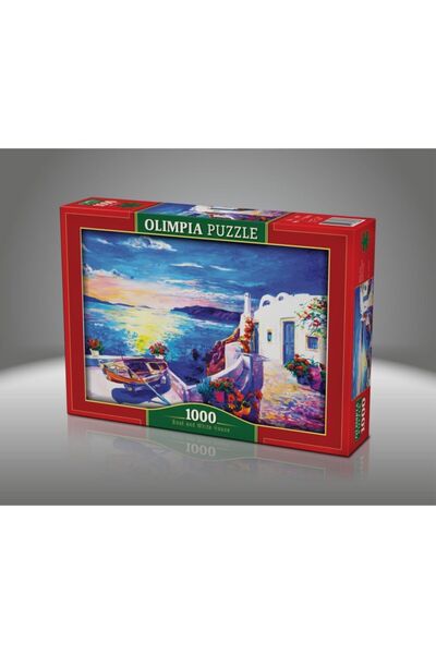 Olimpia Boat And White House 1000 Parça Puzzle