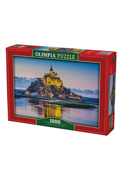 Olimpia Le Mont Sainy-michel 1000 Piece Puzzle Saint-michel Monastery Bazail