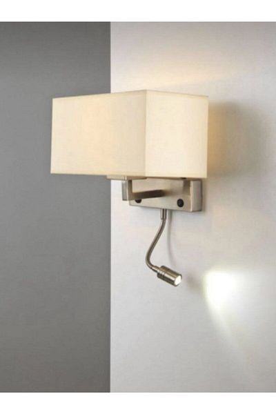 AKDENİZ AYDINLATMA ELEKTRİK MALZEMELERİ Bedhead with 12V and 24V Reading Lamp with Lampshade - Sconce Special Production for Yacht Caravan Enterprises