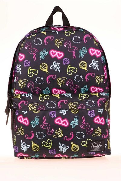 KAUKKO Rucsac Neon Art Nature - K1702