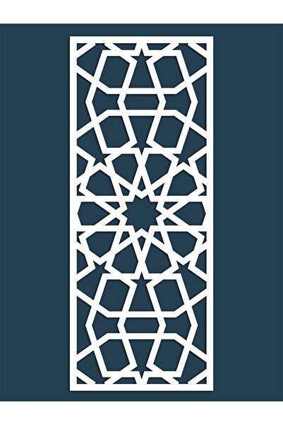 Liar Dekor Liar Ahşap Seperatör (Paravan) - KSP-203 - (18 mm) - (100 cm x 210 cm) - (Beyaz)