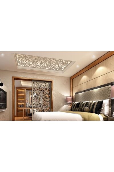 Liar Dekor Liar Ahşap Seperatör (Paravan) - KSP-200 - (18 mm) - (60 cm x 160 cm) - (Ham)