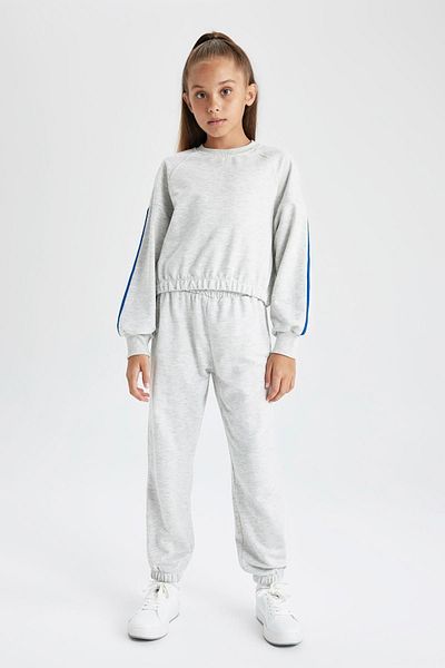 DeFacto Coool Sweatshirt and Tracksuit Set for Girls - B4049a823au