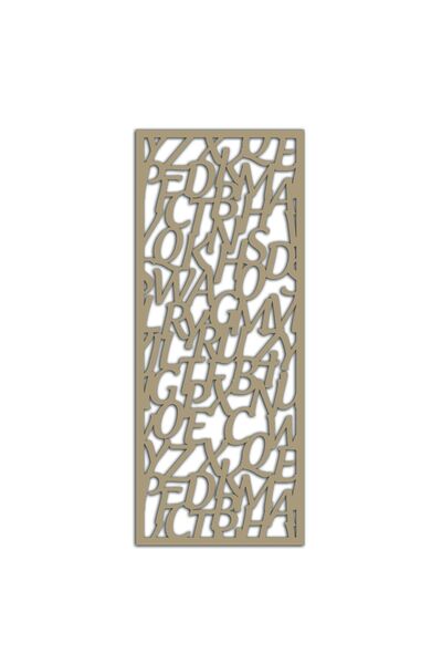 Liar Dekor Liar Ahşap Seperatör (Paravan) - KSP-01 - (18 mm) - (69 cm x 139 c...