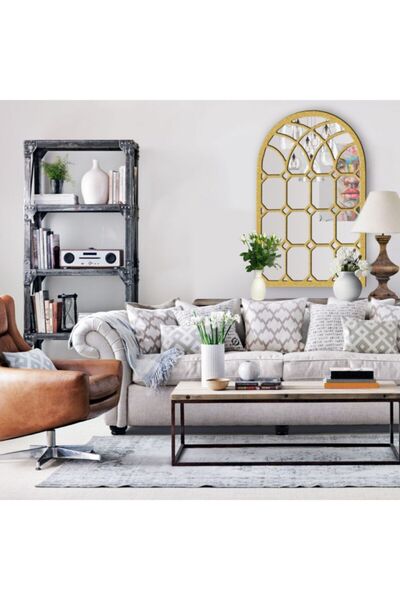 Liar Dekor Liar Pencere Ayna - Lpa-02 - (GOLD) (1.7 MM PLEKSİ AYNA)