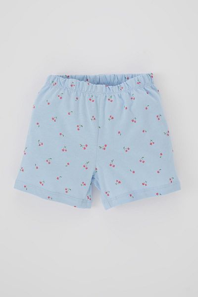 DeFacto Patterned Short Sleeve Baby Girl Pajama Set - B1228a523hs