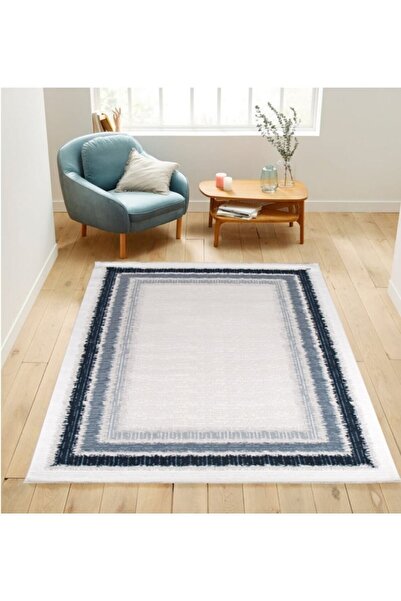 İnci Antialerjik Leke Tutmaz / Gri Lacivert Halı