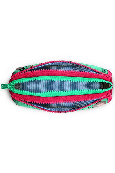 Coral High Παιδική τσάντα στυλό τριών διαμερισμάτων Neon Coral 22013
