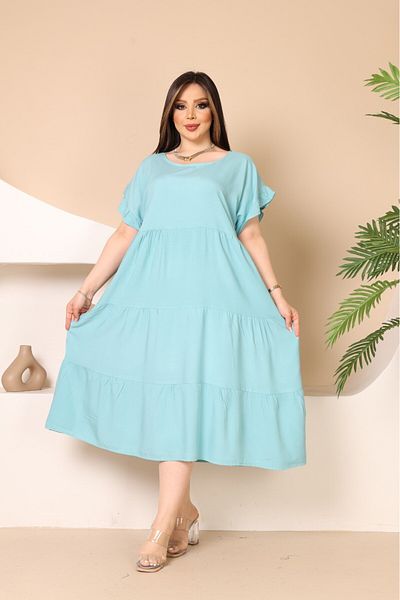 mervemoda Αμάνικο καλοκαιρινό γυναικείο φόρεμα