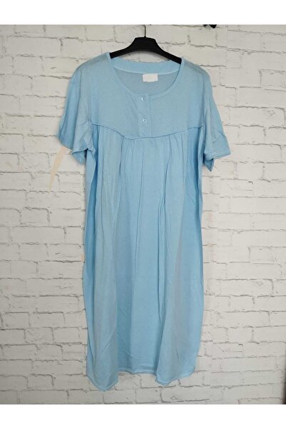 anne moda ankara Cămașă de noapte subțire din bumbac cu mânecă scurtă