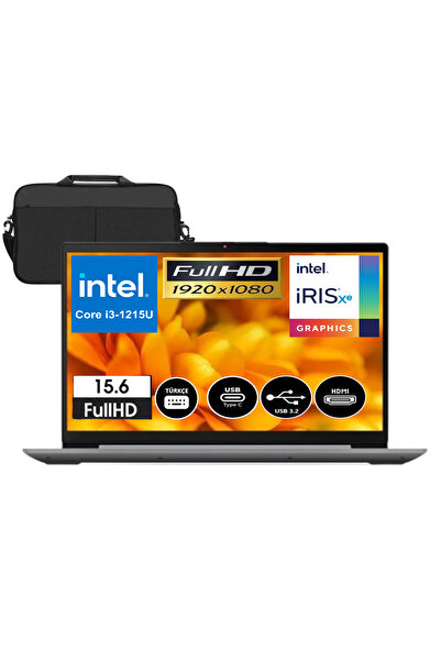 LENOVO Ideapad 3 Intel Core I3-1215U 4gb Ram 256gb Ssd 15.6'' inç Full HD Fre...