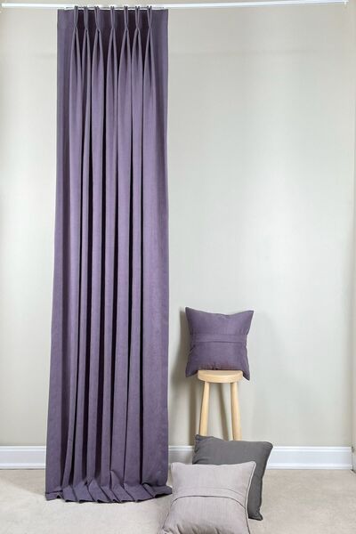 ARIKAN HOME ستارة خلفية أمريكية ذات لون لافندر قابلة للغسل عالية الجودة (1/3 ...