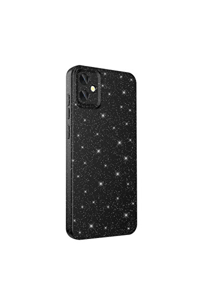 Nezih Case Samsung Galaxy A05 Uyumlu Kamera Korumalı Simli Işıltılı Renkli Parlak Lüks Koton Kapak