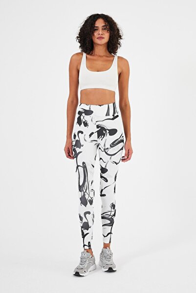 Penyelux Women's Comfortable Stylish Sports Performance Stretchy Tights White