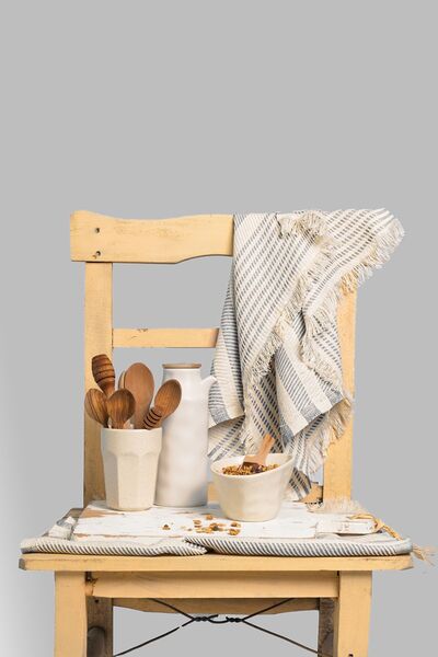 UON 4-Piece Multi-Purpose Kitchen Drying Cloth 50x70cm Buldan Work Kitchen Cloth Set Durable Decorative Cloths
