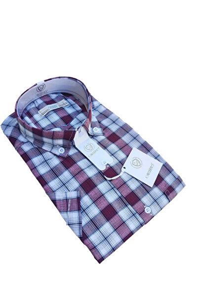 Nacar EN BABA YAKALI CEPLİ KISA KOL GÖMLEK