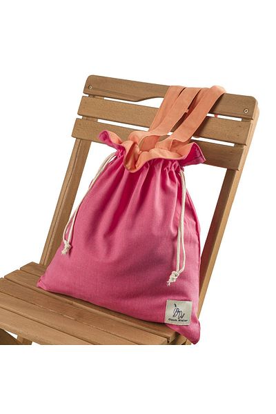 Gleam Atelier Drawstring Cloth Bag, 4 Color Options, Reversible, 35*40 Cm