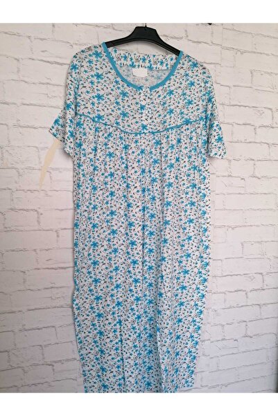 anne moda ankara Cămașă de noapte subțire din bumbac cu mânecă scurtă