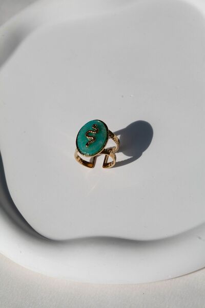Inure Jewelry حلقة الثعبان 316L من الفولاذ المقاوم للصدأ