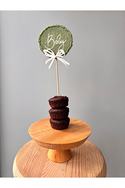 Kukuletaparty Punch Yaş Pasta Süsü - Yeşil B’day