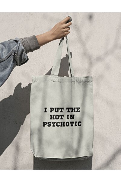 redame حقيبة قماش Psychotic - أنا أضع حقيبة اليد الساخنة