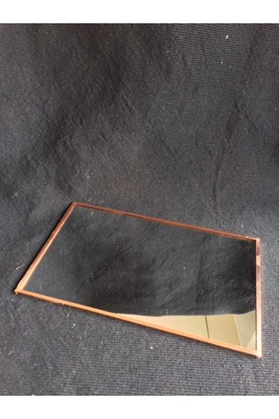 GÜVEN Copper Rose Mirror Plate Organizer Plate