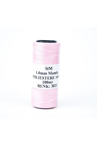 AiryFooT Glitter Waxed Thread 1 Mm-100 Mt Polyester Waxed Thread Jewelry Leather Hobby Saddlery Thread Bag Thread