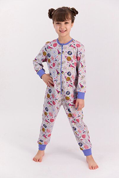 Rolypoly Space Karmelange Girl's Jumpsuit