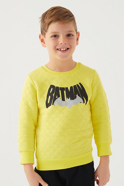 Batman Boy's Yellow Sweatshirt