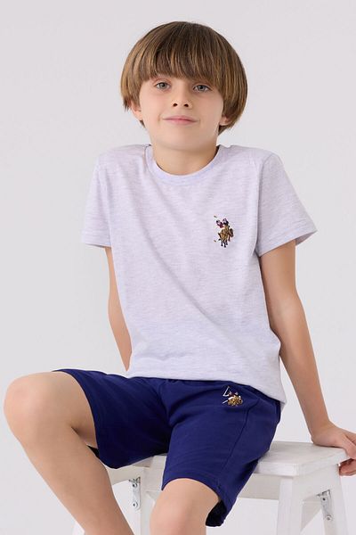 U.S. Polo Assn. Boy's Gray Bermuda Suit