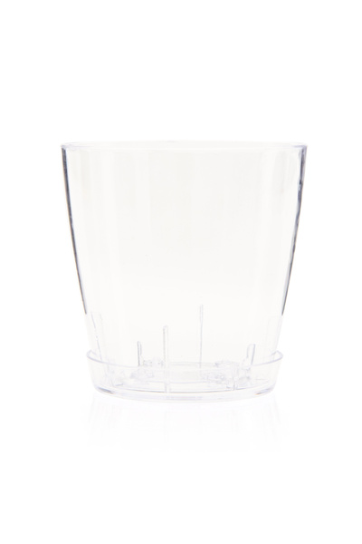 Poliwork Vanda Tabaklı Saksı - Şeffaf - 1,6 lt