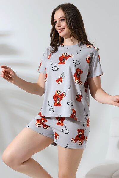 LİKAPA Σετ Πιτζάμες με Σορτς - ΑΓΟΡΑ