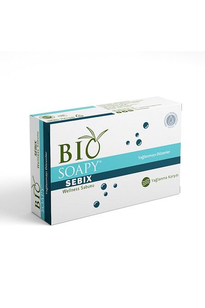 Biosoapy 100 جرام × 2 قطعة صابون سيبيكس للعناية بالجسم والشعر