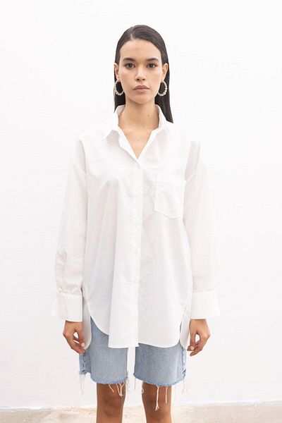 Vuntal BUTİK Cămașă oversize din poplin